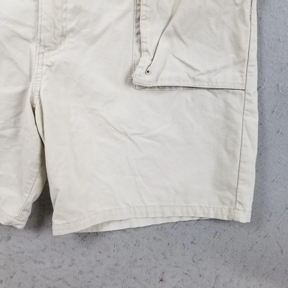 Wrangler Shorts Mens‎ 40 Beige Cargo ATG Angler Fishing 9 Inseam Stretch Outdoor